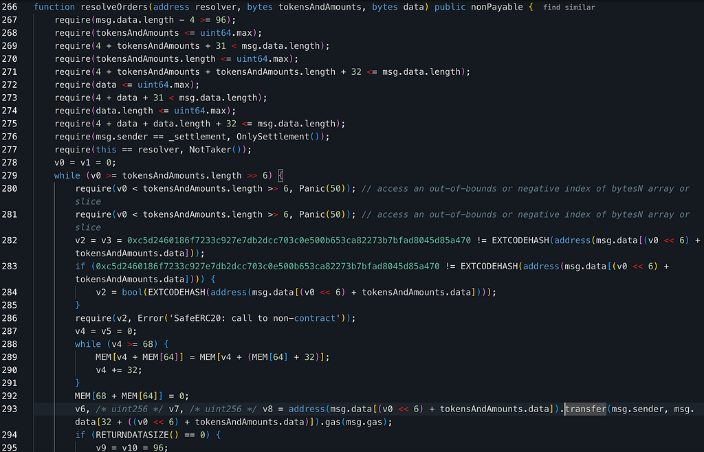 https://app.dedaub.com/ethereum/address/0xb02f39e382c90160eb816de5e0e428ac771d77b5/decompiled